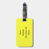 確実 ラゲッジタグ (裏面縦)