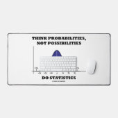 確率考え（可能性の統計ではない） デスクマット (キーボード&マウス)