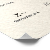 確率記号と統計記号 ポスター (角)