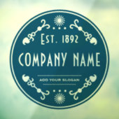 確立された事業名, 装飾的な窓のステッカー ウィンドウサイン (シート3)