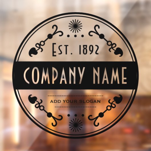 確立された事業名、装飾 ウィンドウサイン (シート2)