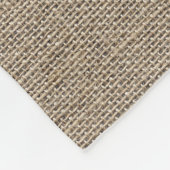 確立される素朴なバーラップの系譜の姓 フリースブランケット (角)