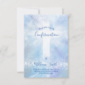 確証カトリック聖十字架 招待状 (正面)