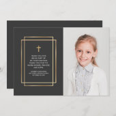 確認ありがとう |写真カスタム サンキューカード (正面/裏面)