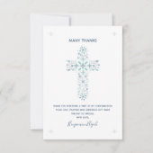 確認お礼Christian Card 招待状 (正面)