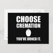 確認した火葬を選択 ポストカード (正面/裏面)