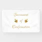 確認と聖霊の黄金聖餐式 横断幕 (横)