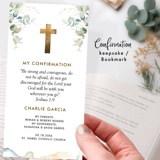 確認のお気に入り，男の子または女の子，緑のしおり サンキューカード