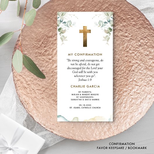 確認のお気に入り，男の子または女の子，緑のしおり サンキューカード