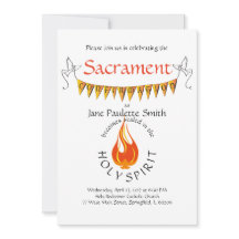 確認のお知らせ/招待状：華やか