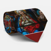 確認のステンドグラスの聖母マリアの聖霊 ネクタイ (ロール)