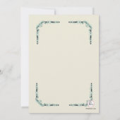 確認のヨーロッパ人のコーナー 招待状 (裏面)