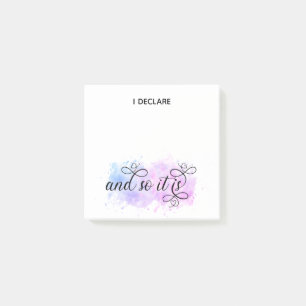 *~*確認の意図抽象芸術BLOB I DECLARE ポストイット