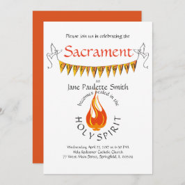 確認の招待か発表: 鮮やか 招待状