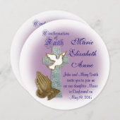 確認の招待ケルト十字 招待状 (正面/裏面)