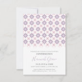 確認の招待状-女の子のためのカスタムな招待 招待状 (正面)