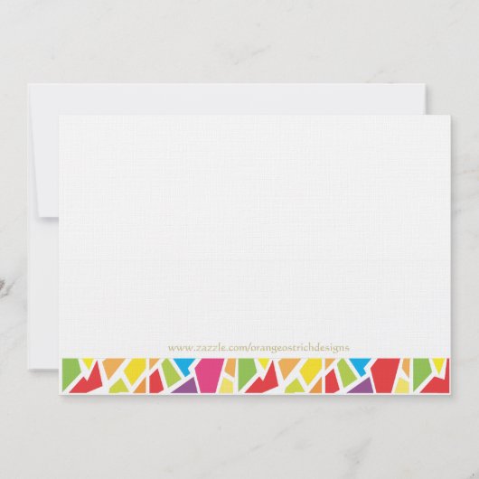 確認の招待状 招待状 (裏面)