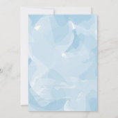 確認の招待状、男の子の宗教招待 招待状 (裏面)