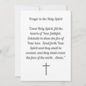 確認の招待 招待状 (裏面)