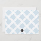 確認の男の子を感謝していしています個人化して下さい サンキューカード (裏面)