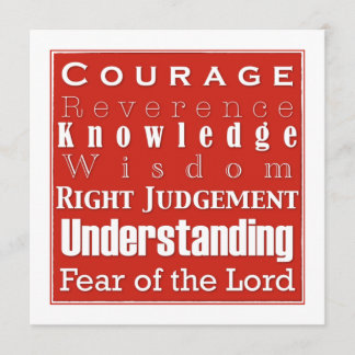 確認の発表の招待状 招待状