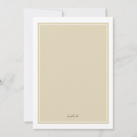 確認の祝福 招待状 (裏面)