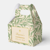 確認の緑の葉モリスの葉フーゴールド フェイバーボックス (正面サイド)