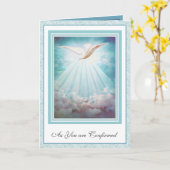 確認の聖霊の雲レイズ鳩 カード (黄色い花)