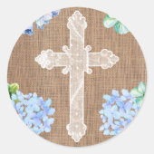 確認または聖餐式のための聖十字架のシール ラウンドシール (正面)