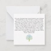 確認やる気を起こさせるカード ノートカード (裏面)