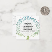 確認やる気を起こさせるカード ノートカード (正面/裏面インサイチュ)