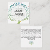 確認やる気を起こさせるカード ノートカード (正面/裏面)