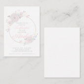 確認カスタム招待状 ノートカード (正面/裏面)