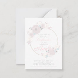 確認カスタム招待状 ノートカード