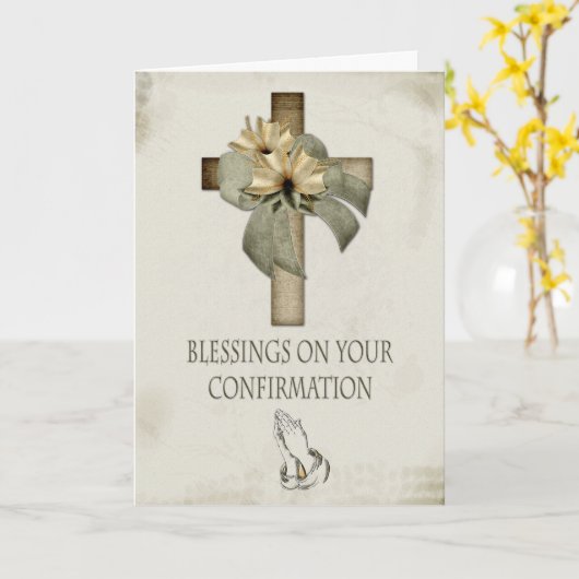 確認カード カード (黄色い花)