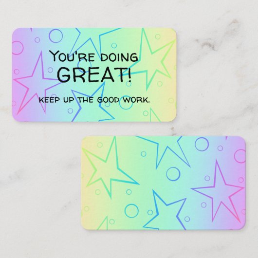 確認カード 名刺 (正面/裏面)