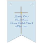 確認クロスボーイブルー バンティングフラッグ (第2の旗)