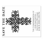 確認クロス日付クリスチャンを保存 ラバースタンプ (インプリント)