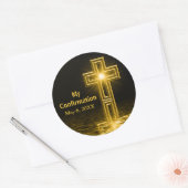 確認クロス芸術的スピリチュアルシール ラウンドシール (封筒)