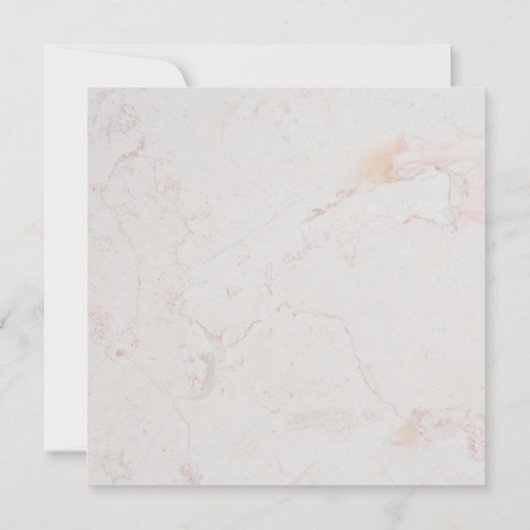 確認グリーンリー離れファーンフェイク金ゴールド大理石 招待状 (裏面)