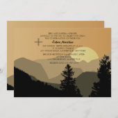 確認サンライズ招待状 招待状 (正面/裏面)