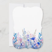 確認スペインの女子招待状 招待状 (裏面)