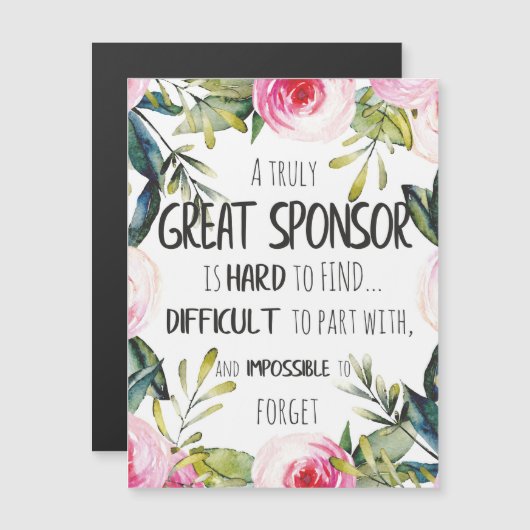 確認スポンサーギフト真のサ素晴らしンサ (正面/裏面)