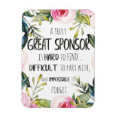 確認スポンサーギフト真のサ素晴らしンサ マグネット (縦)