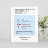 確認チョコレートキャンディバーラッパーレッドクロス (スタンド正面)