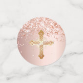 確認バラ金ゴールドグリッター写真 コンフェッティ (スモール正面)