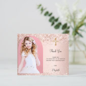 確認バラ金ゴールドフォトアーチサンキューカード (スタンド正面)