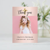 確認バラ金ゴールドフォトガール サンキューカード (スタンド正面)