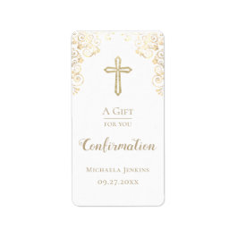 確認パーソナライズされた金ゴールドハンドサニタイザ ラベル