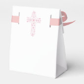 確認パーティーの好意ボックス – 少女，ピンクのクロス フェイバーボックス (裏面サイド)